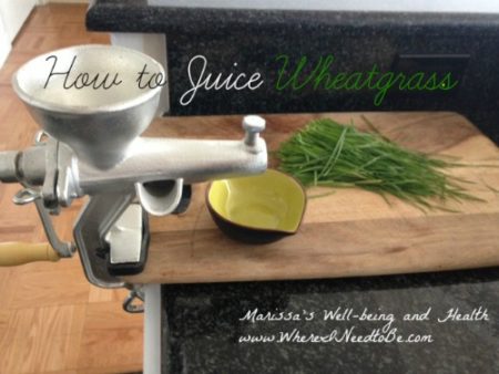 How to Juice Wheatgrass
