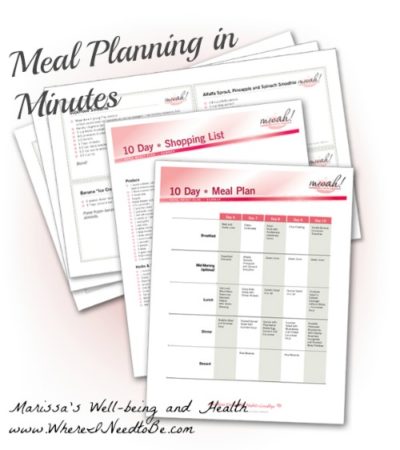 Meal Planning inspiration 