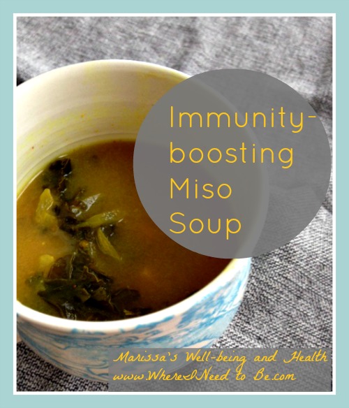 immunity-boosting miso soup
