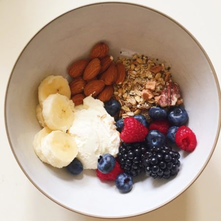 healthy eats from a health coach morning routine