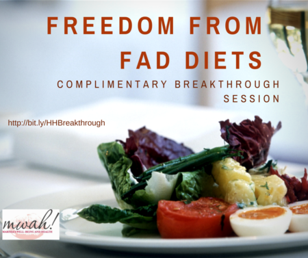 freedom from fad diets - where I need to be
