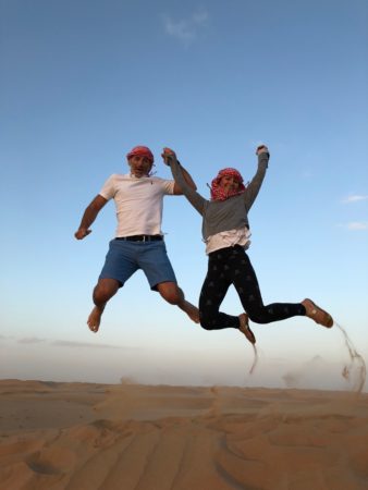 Five Days in Dubai | Desert Safari jumping | Marissa Vicario