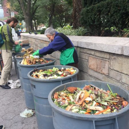 Urban composting at Union Square Greenmarket in NYC | Marissa Vicario