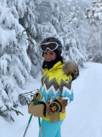 Winter weekend in Vermont | Marissa Vicario | girl on skis | Okemo Mountain