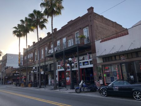 Neighborhoods to visit in Tampa | Marissa Vicario | Health Coach | historic factories line the street in Ybor City