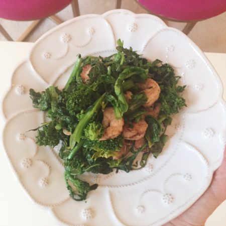 Marissa Vicario shares what a health coach eats in a day - a nutritious dinner