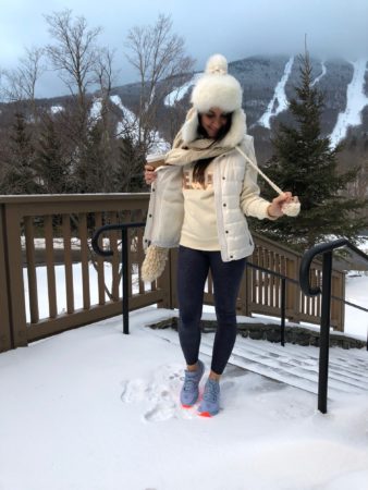 Winter ski getaway | Health Coach Marissa Vicario | Stowe VT| Lodge at Spruce Peak