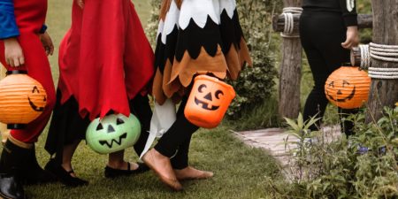 Ideas for a Healthier Halloween | Health Coach Marissa Vicario | kids trick or treating 