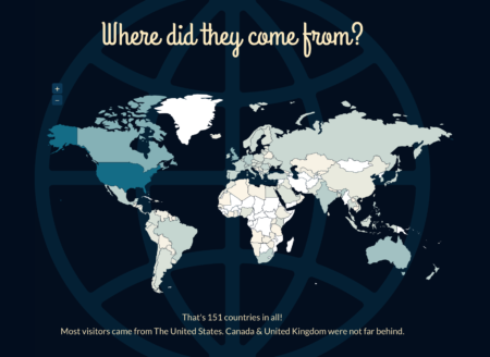 2015 highlights and favorites - where did blog viewers come from