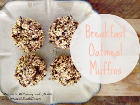 breakfast oatmeal muffins