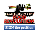Jamie Oliver's food revolution petition 