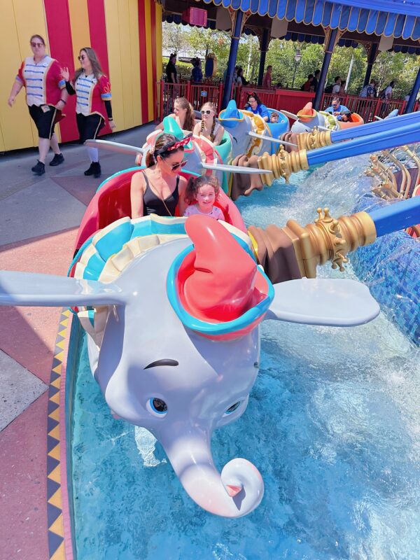 Disney Magic Kingdom | Dumbo the Flying Elephant | Mom and Toddler 